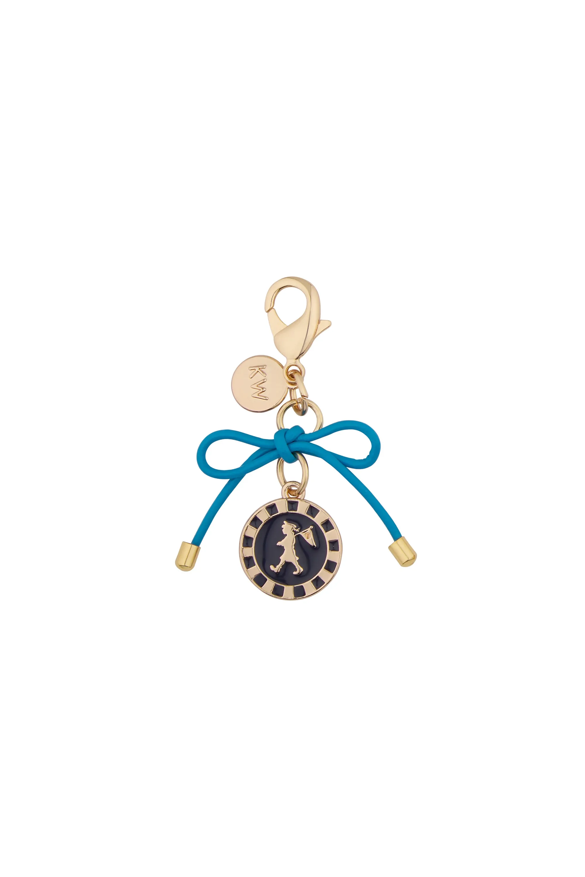 Sailor Girl Charm Gold/Navy sold by Karen Walker