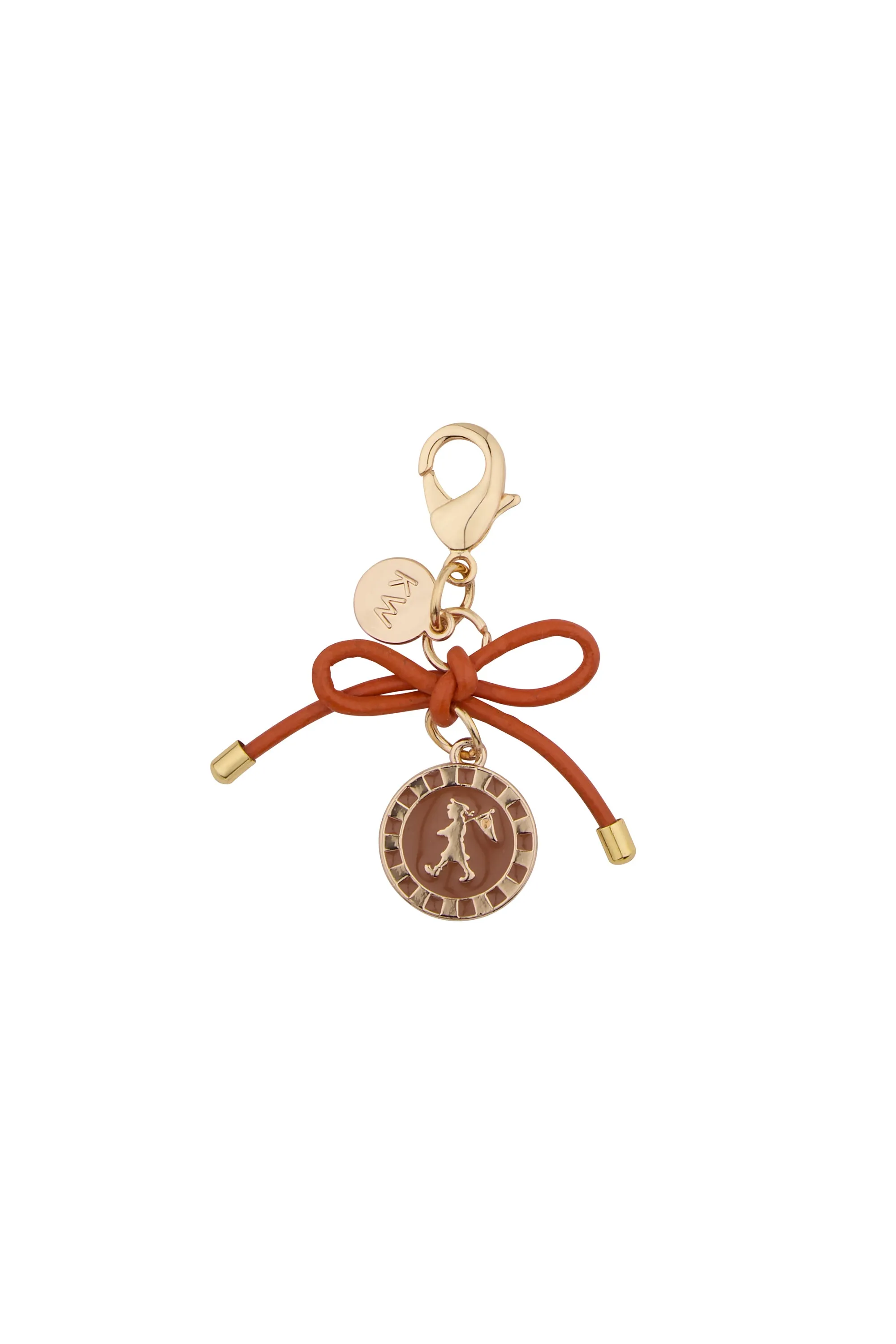 Sailor Girl Charm Gold/Brown sold by Karen Walker