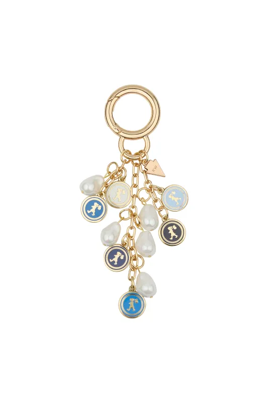 Runaway Coins Charm Gold/Blue Multi sold by Karen Walker
