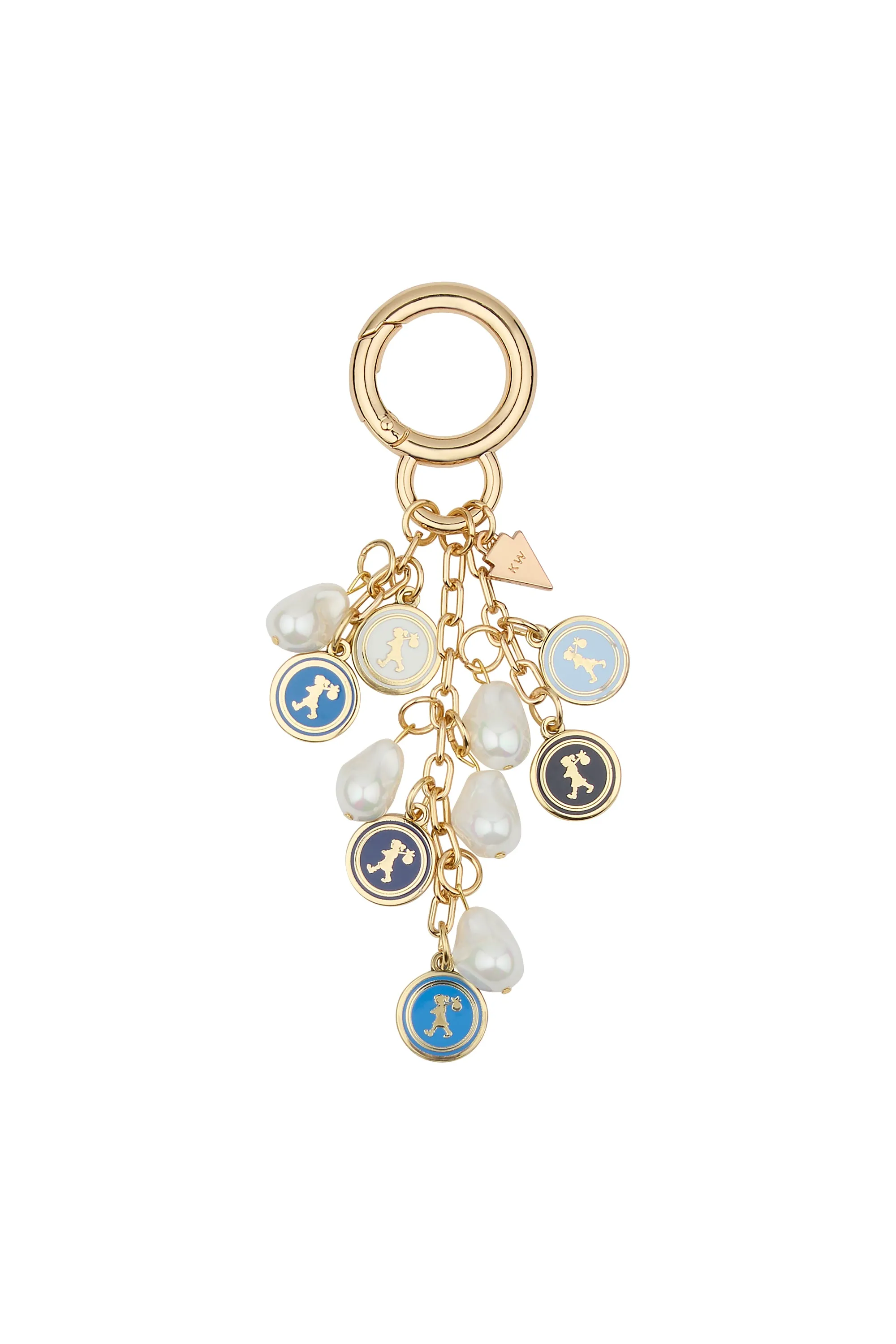 Runaway Coins Charm Gold/Blue Multi sold by Karen Walker