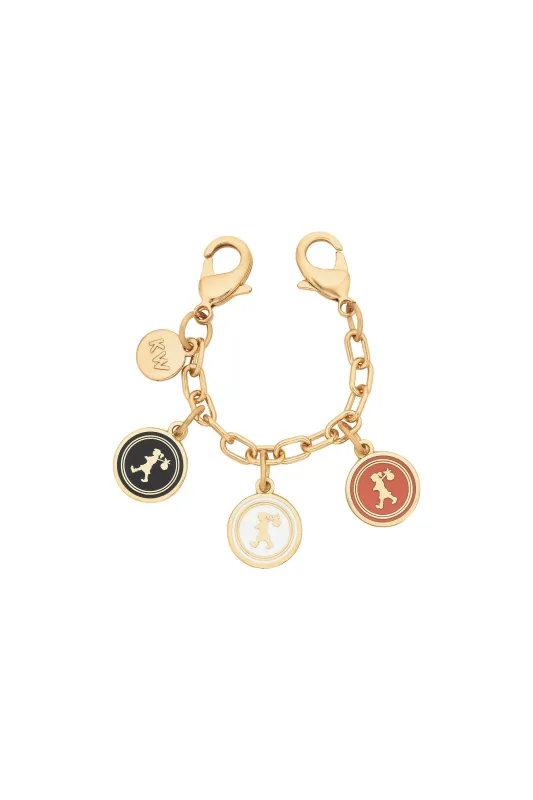 Coins Chain Charm Gold/Brown sold by Karen Walker