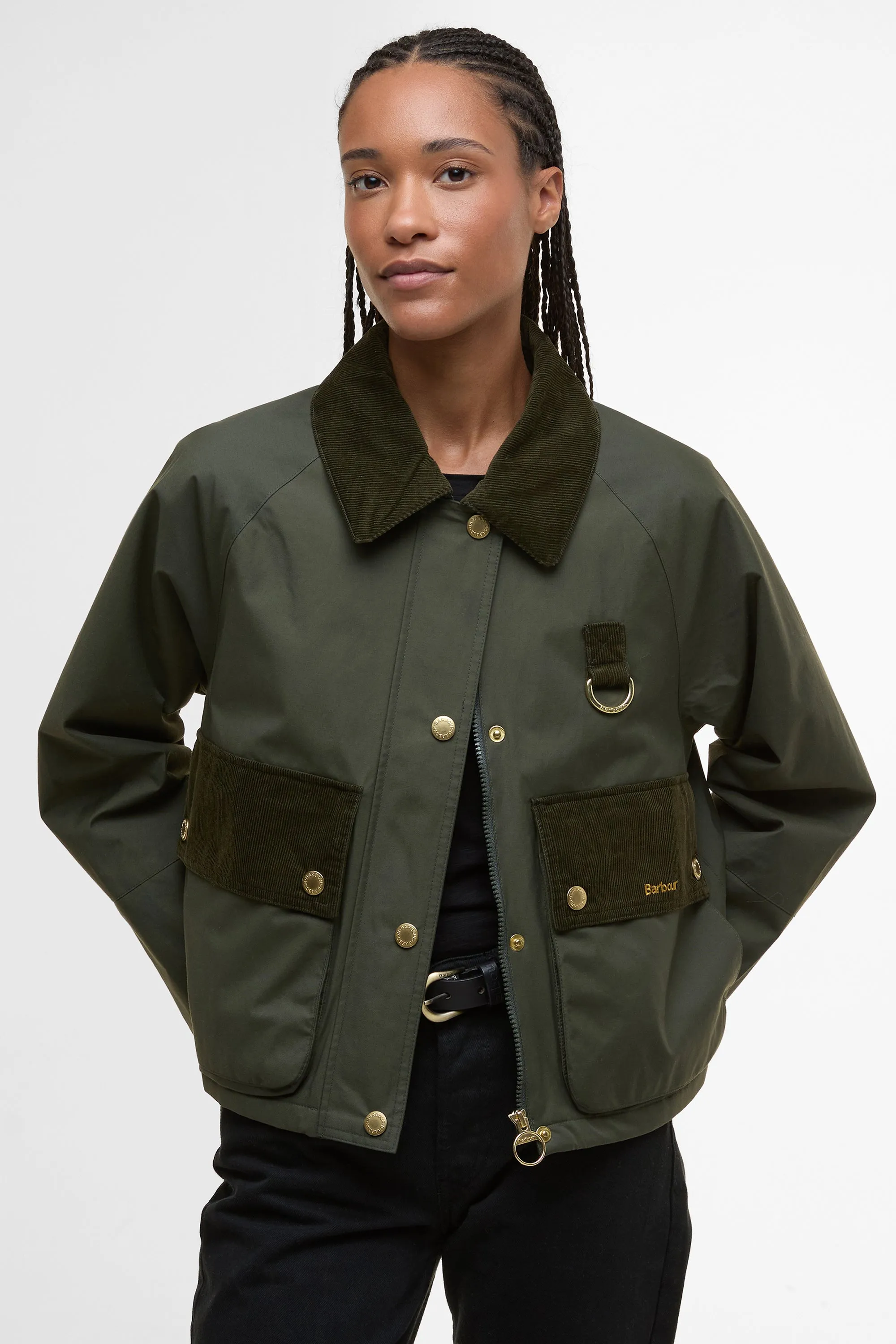Phoebe Casual Jacket Olive/Brown sold by Karen Walker