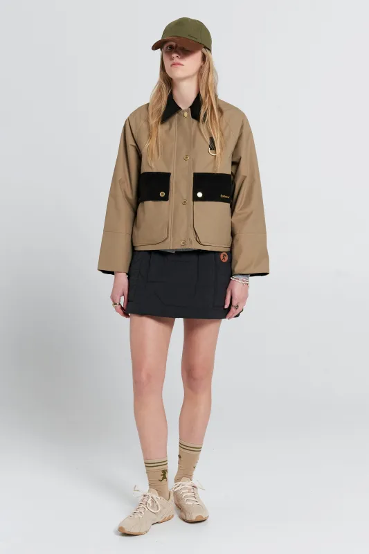 Phoebe Casual Jacket Military Brown sold by Karen Walker