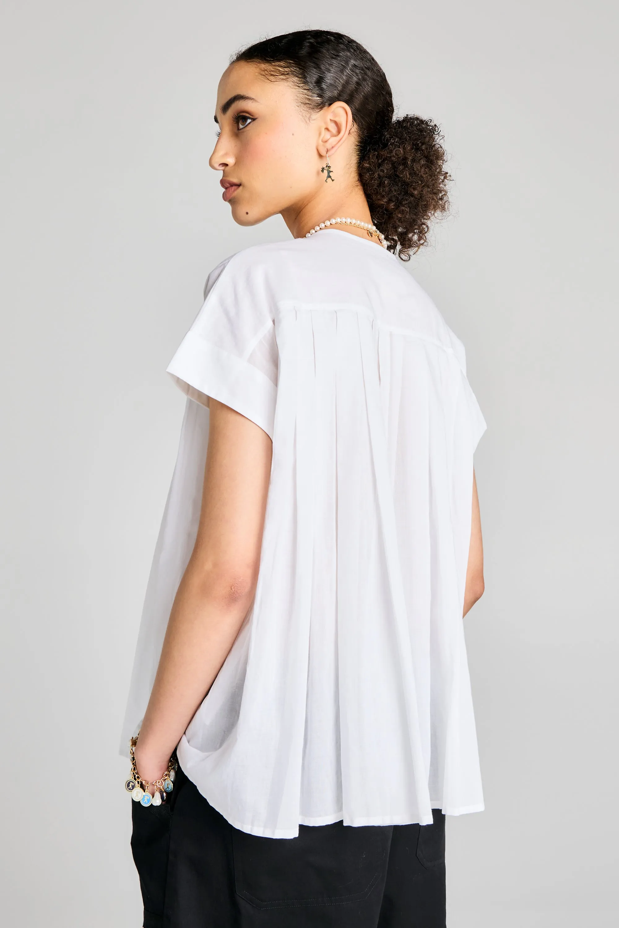 Furrow Sleeveless Shirt White sold by Karen Walker product image thumbnail 2