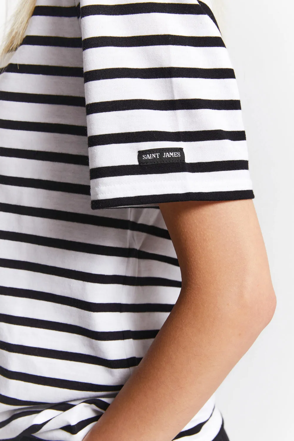 Levant Moderne Short Sleeve Striped Sailor Shirt Neige/Noir sold by Karen Walker product image thumbnail 2