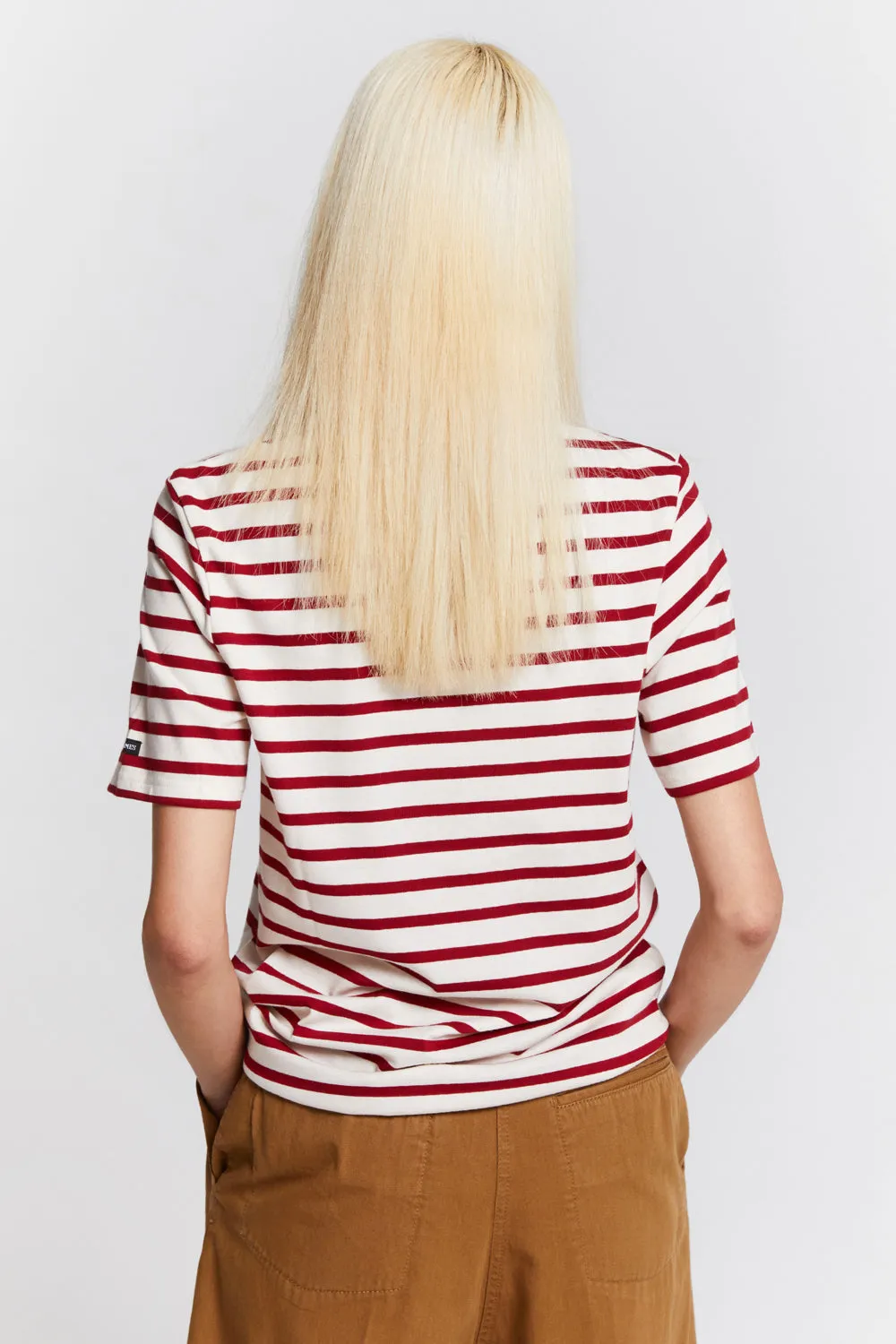 Levant Moderne Short Sleeve Striped Sailor Shirt Ecru/Persan sold by Karen Walker product image thumbnail 3