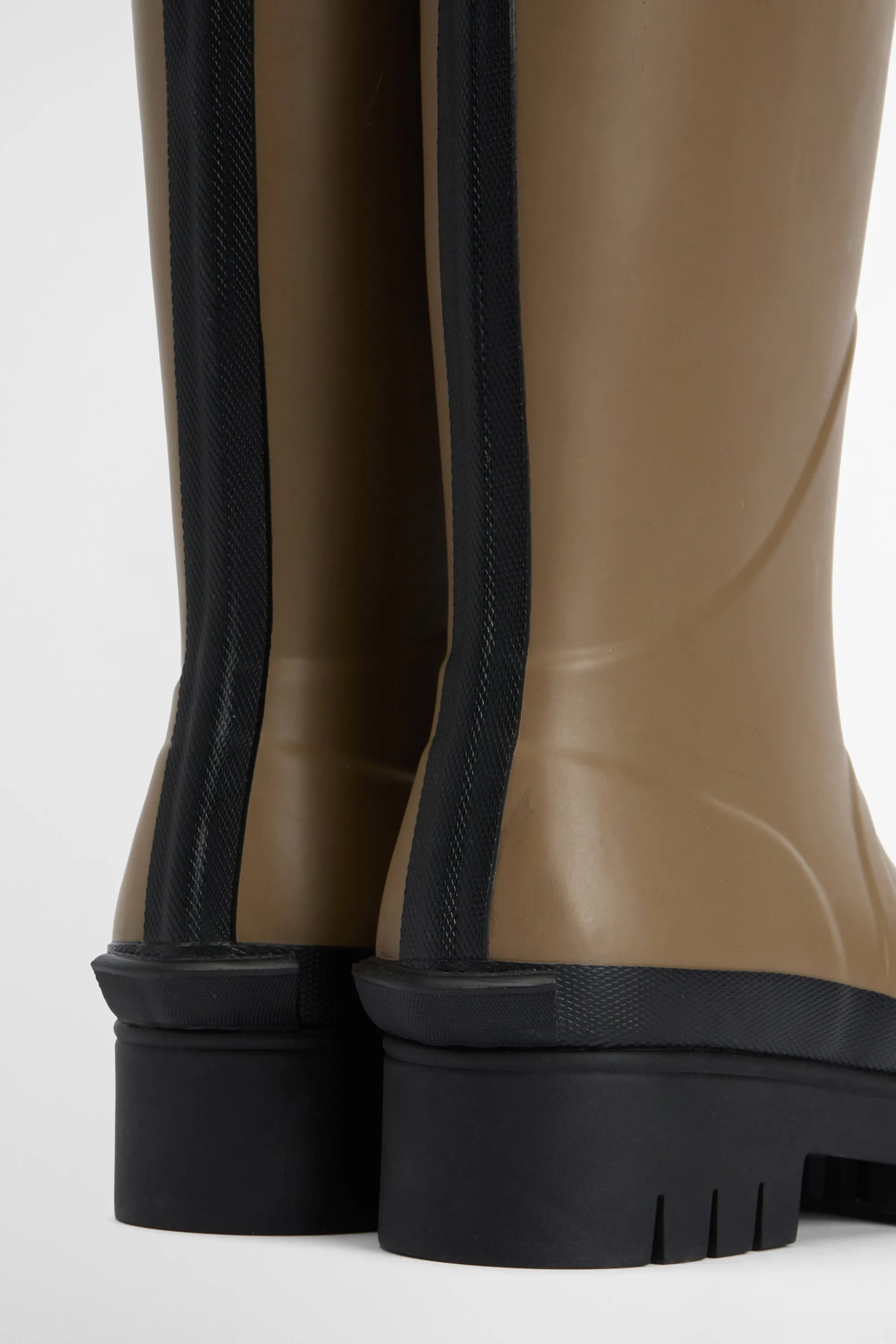Leighton Tall Welly Military Brown/Black sold by Karen Walker product image thumbnail 3