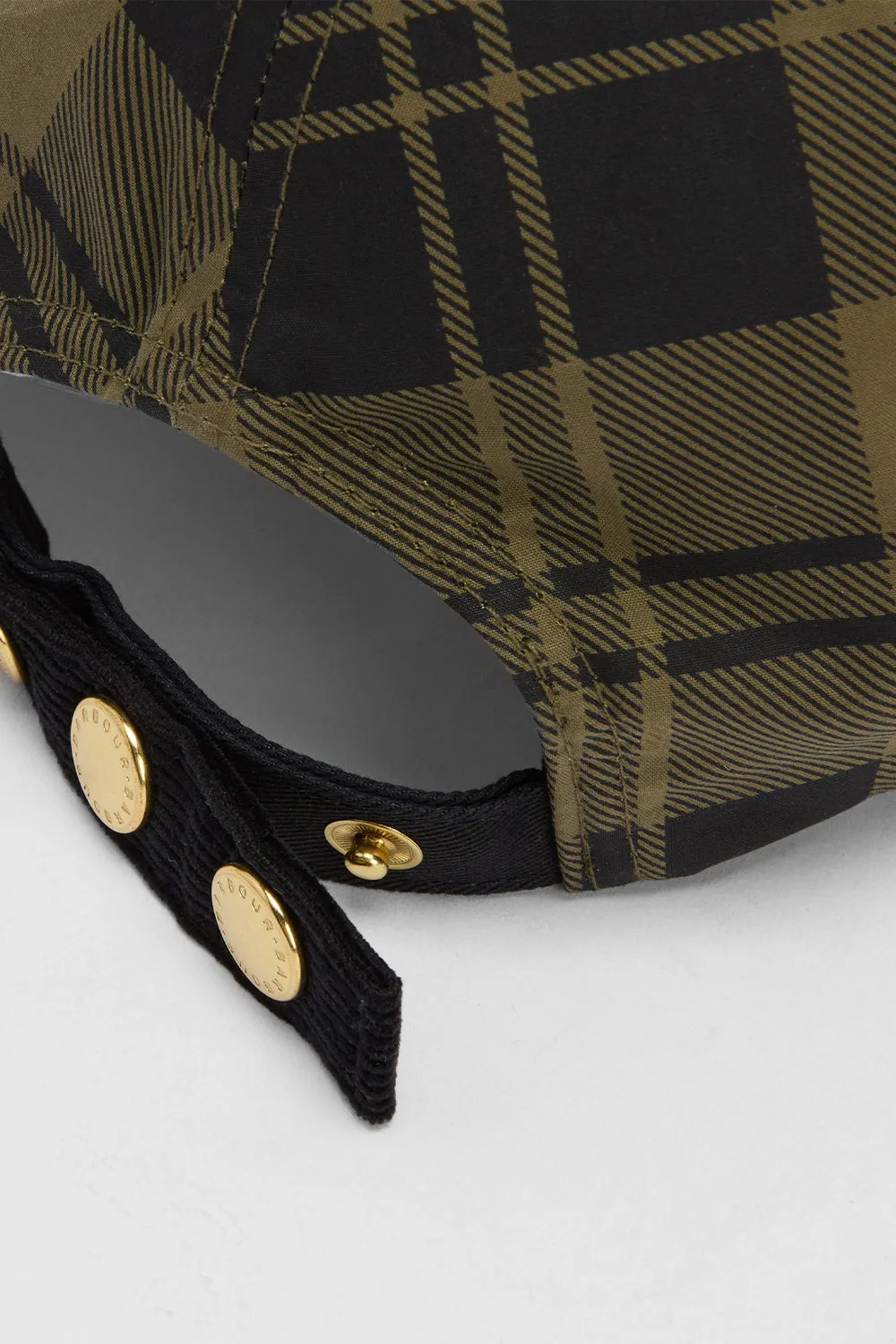 Elaine Check Cap Olive Check sold by Karen Walker product image thumbnail 3