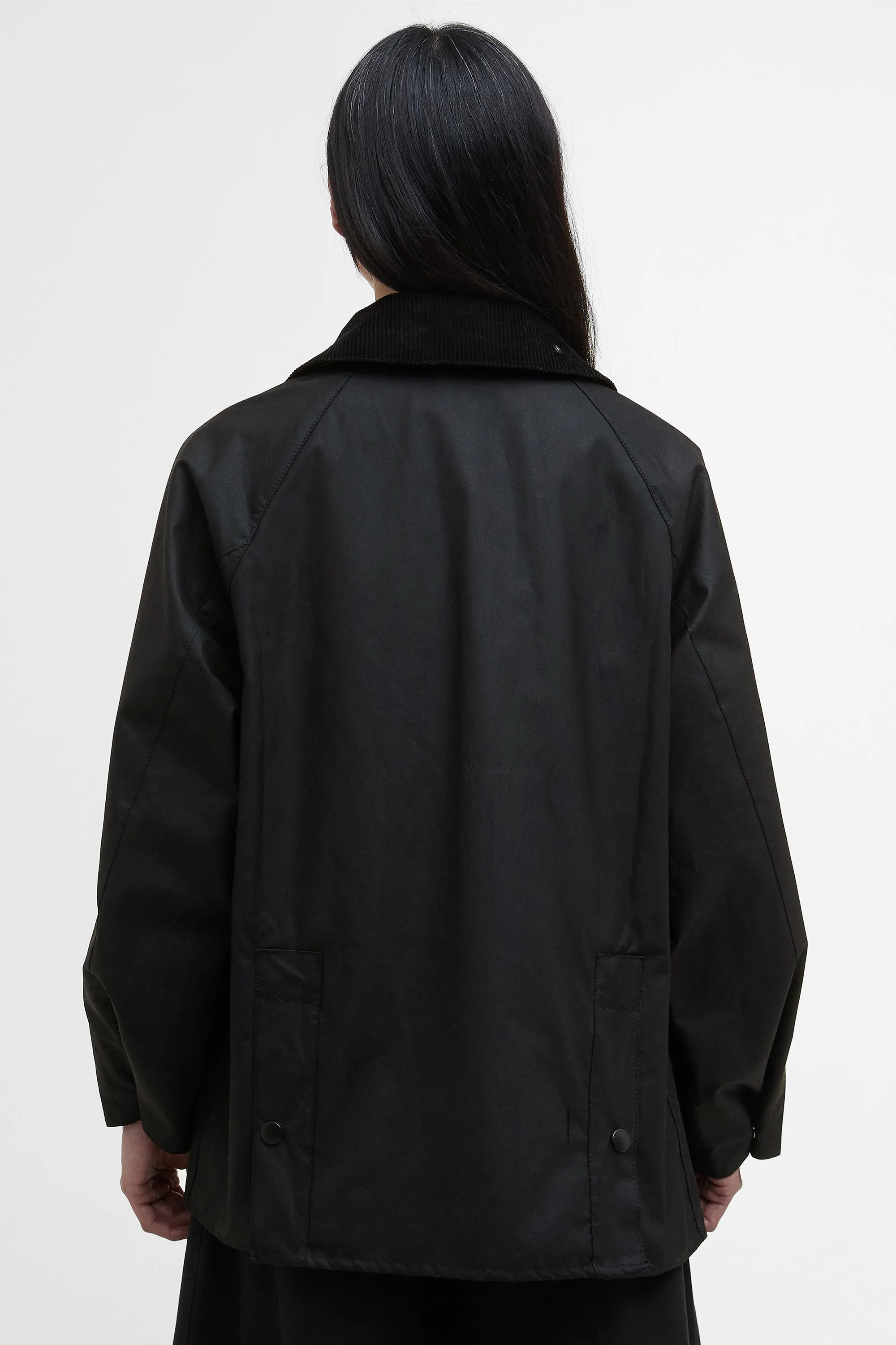 Bedale Wax Jacket Black/Cardinal sold by Karen Walker product image thumbnail 3
