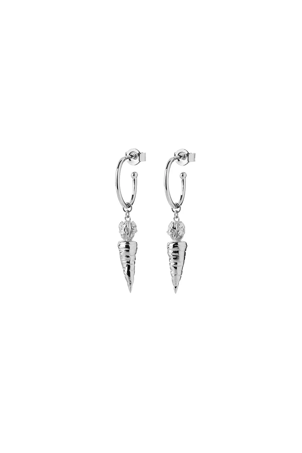 Carrot Earrings Silver sold by Karen Walker product image thumbnail 2