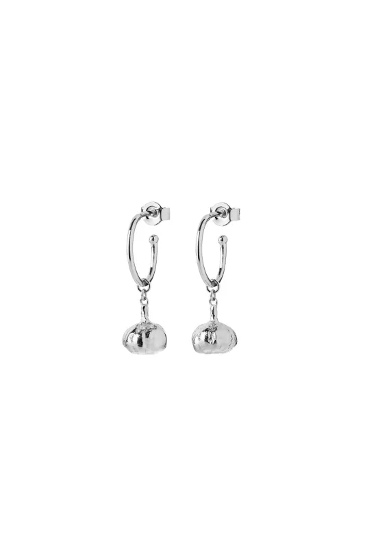 Garlic Earrings Silver sold by Karen Walker