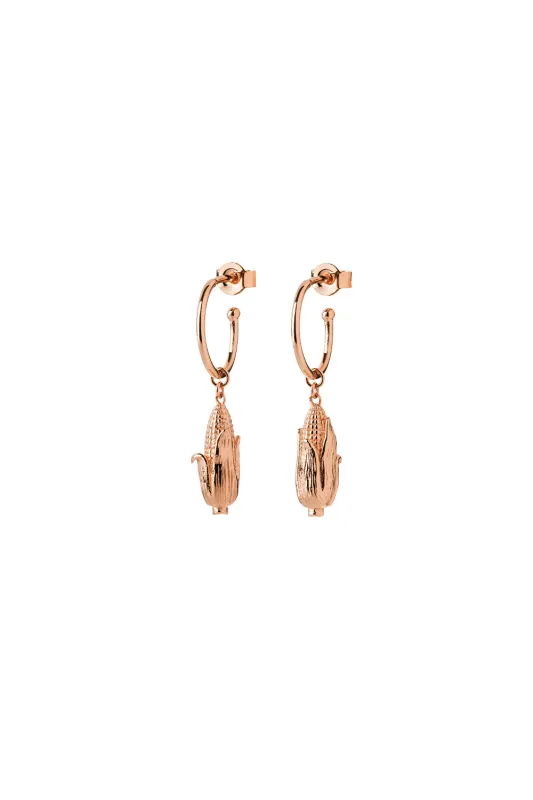 Sweet Corn Earrings Rose Gold sold by Karen Walker