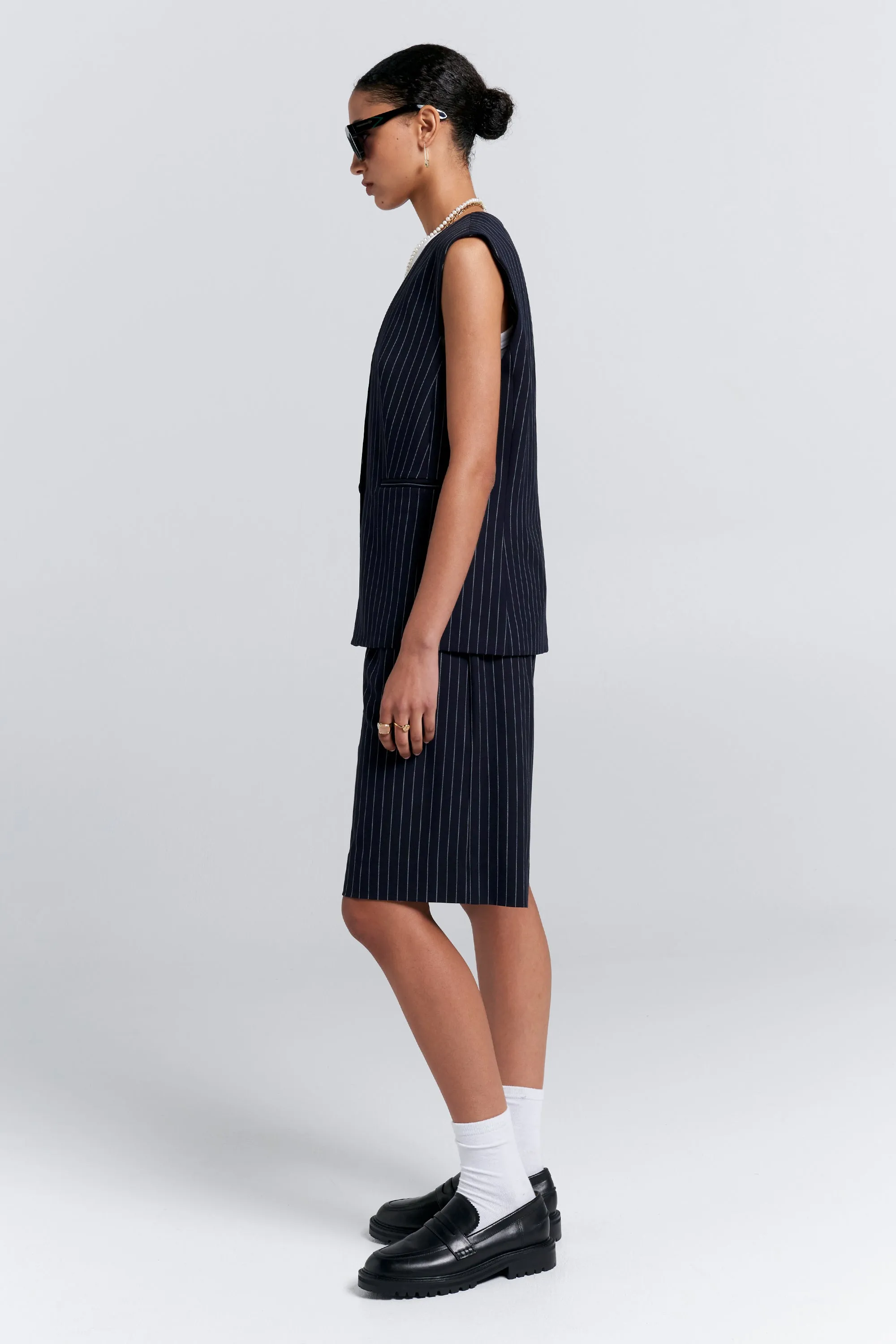 Ivy Waistcoat Navy sold by Karen Walker product image thumbnail 2