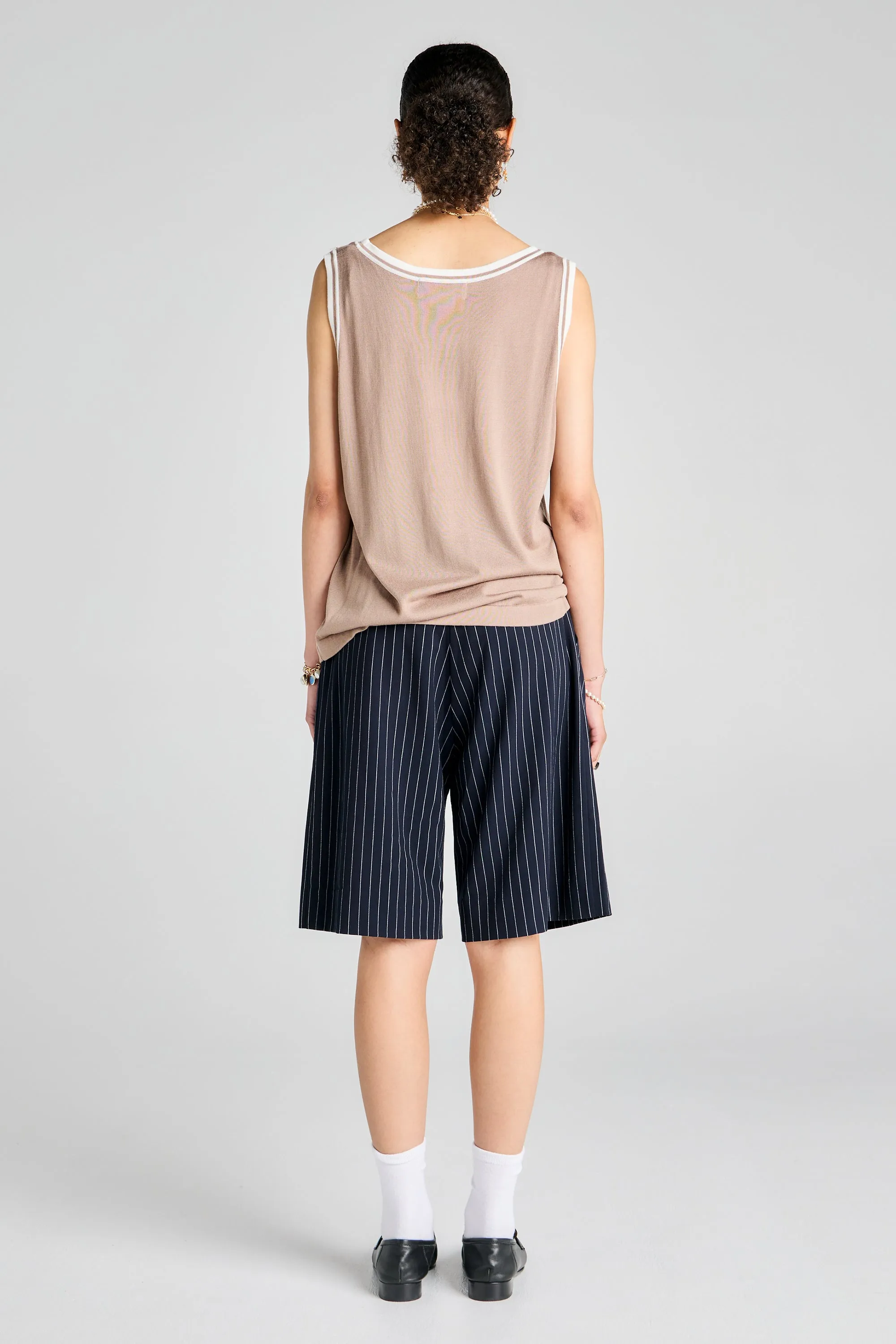 Relax Knit Tank Taupe sold by Karen Walker product image thumbnail 3
