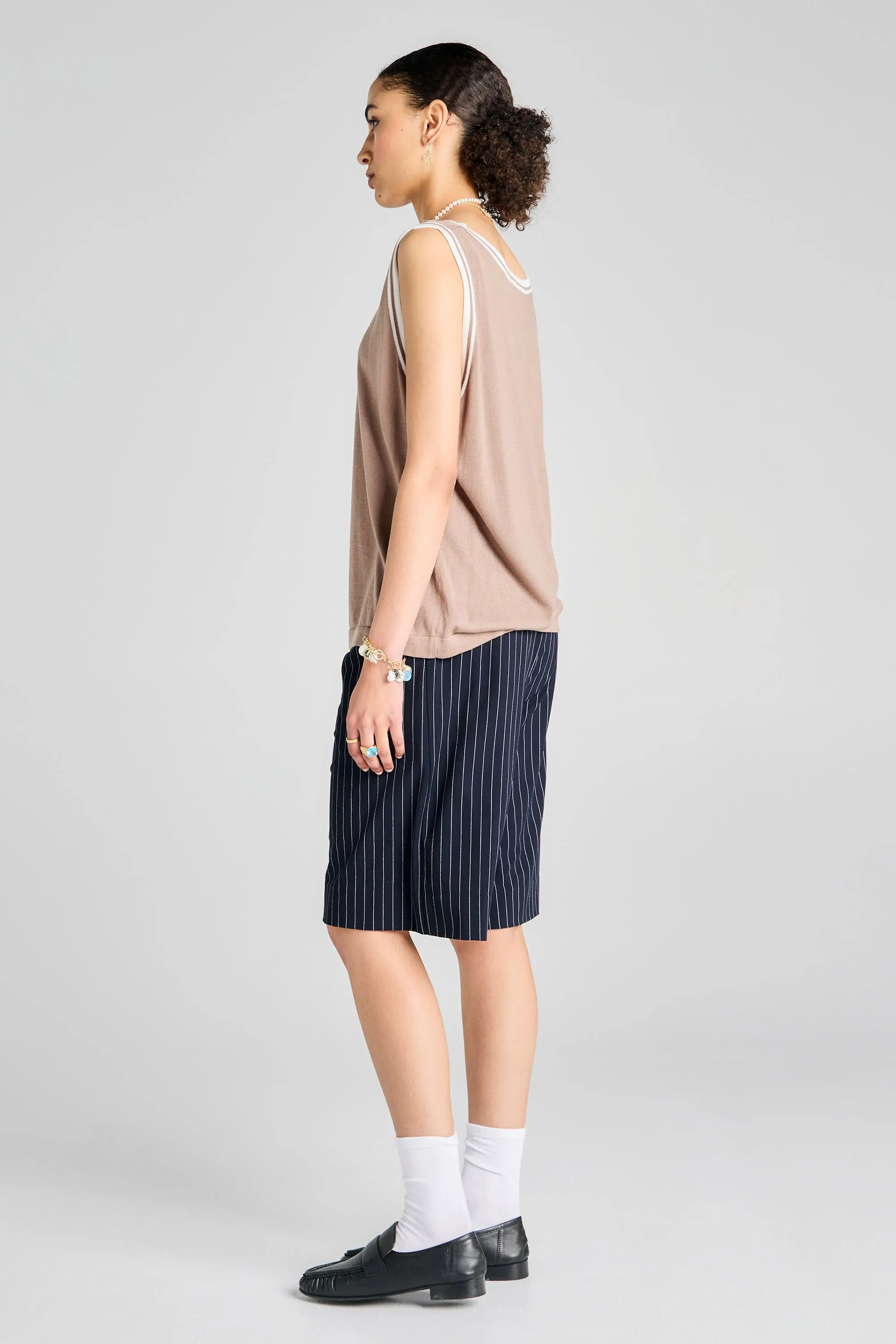 Relax Knit Tank Taupe sold by Karen Walker product image thumbnail 2