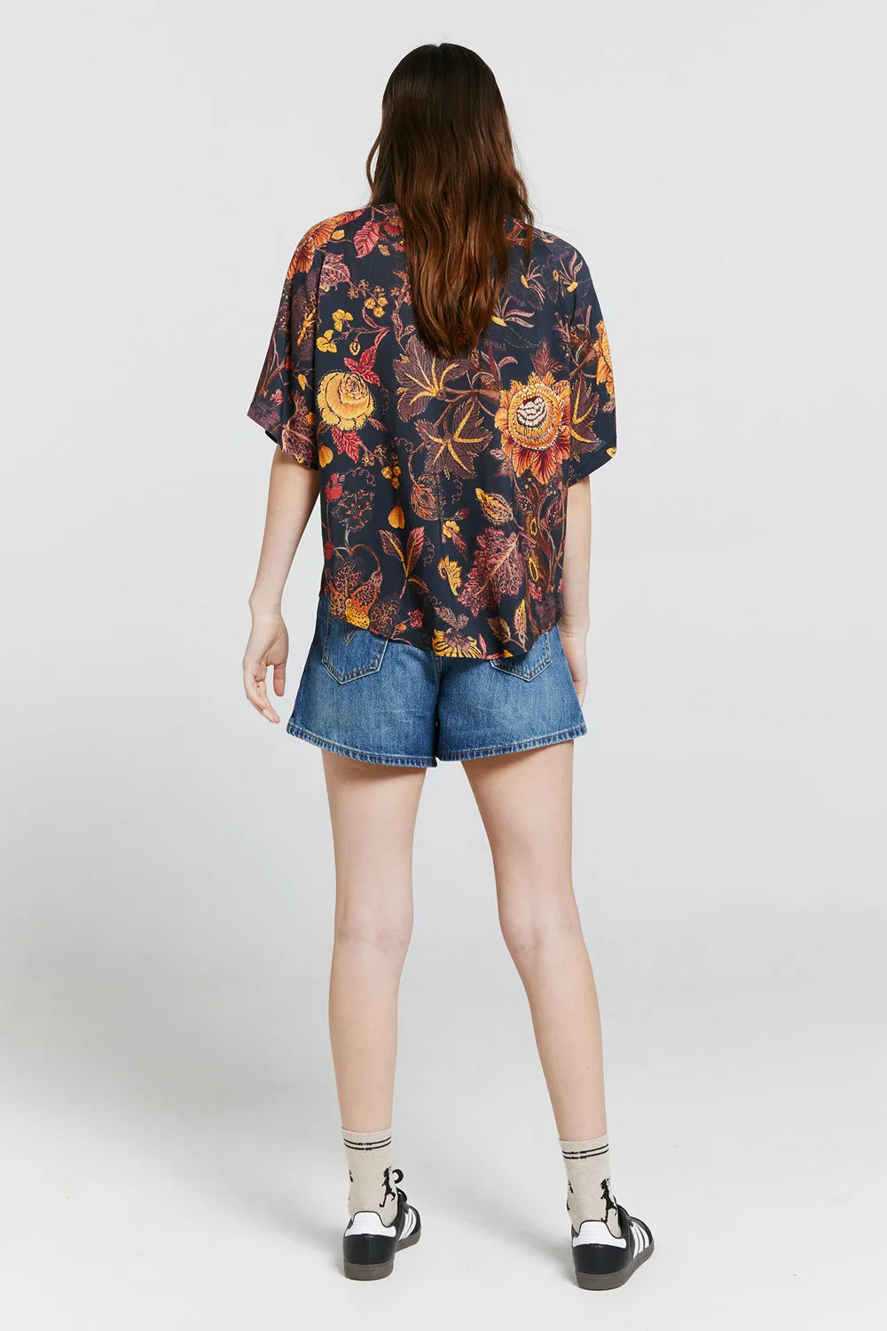 High Waisted Mom Shorts String It Up sold by Karen Walker product image thumbnail 3