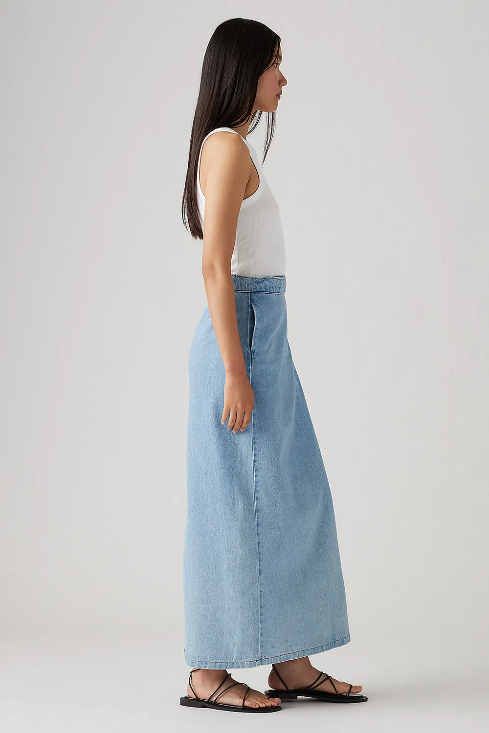 Column Wrap Skirt Wrapped in Blue sold by Karen Walker product image thumbnail 2