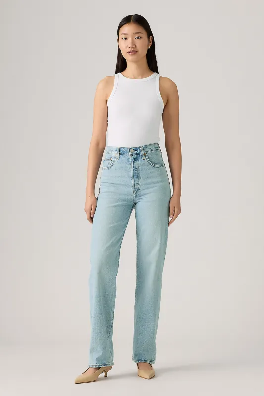 Ribcage Full-Length Jeans Blasted Stone Clean sold by Karen Walker
