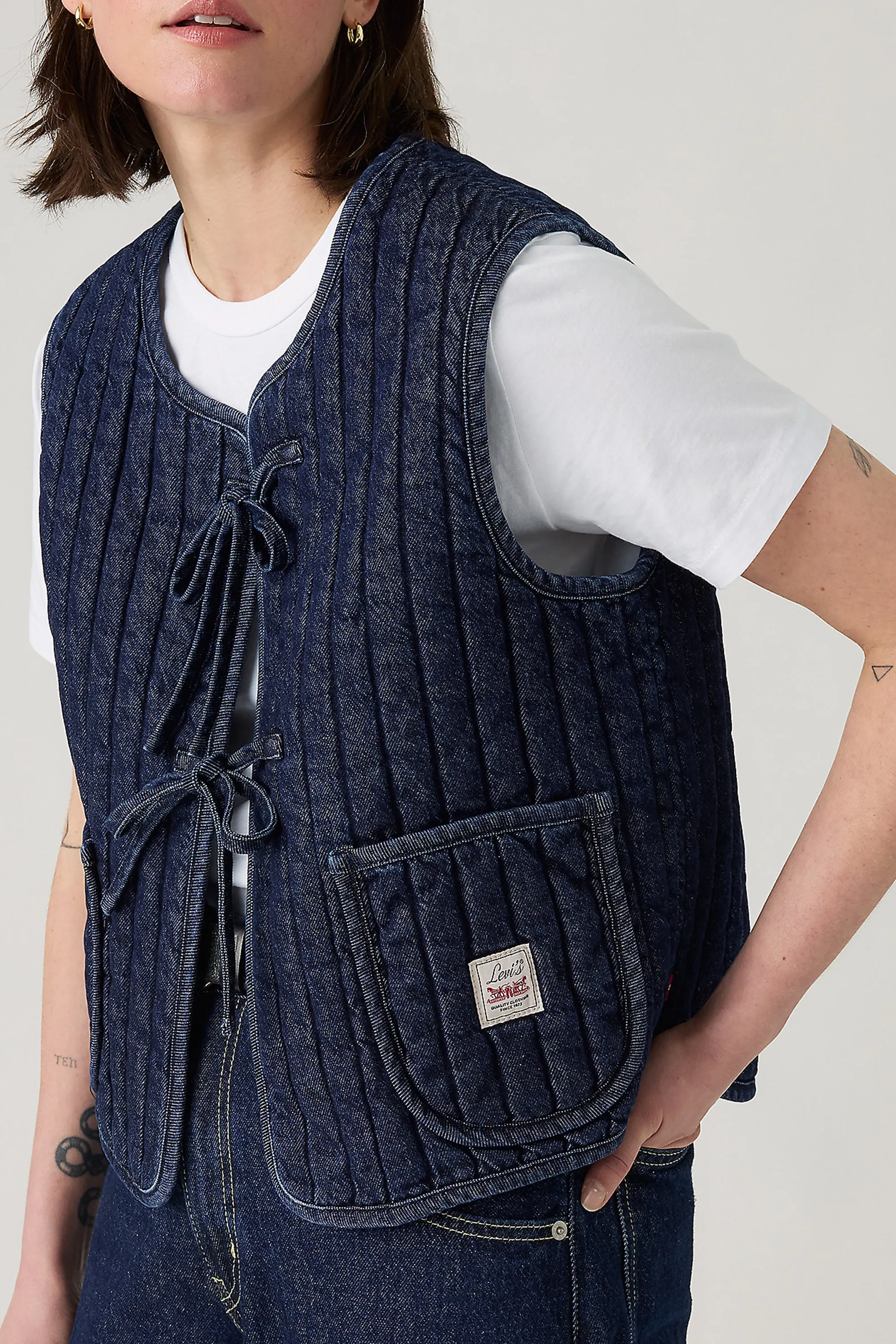 Lottie Liner Vest Shaded View sold by Karen Walker product image thumbnail 2