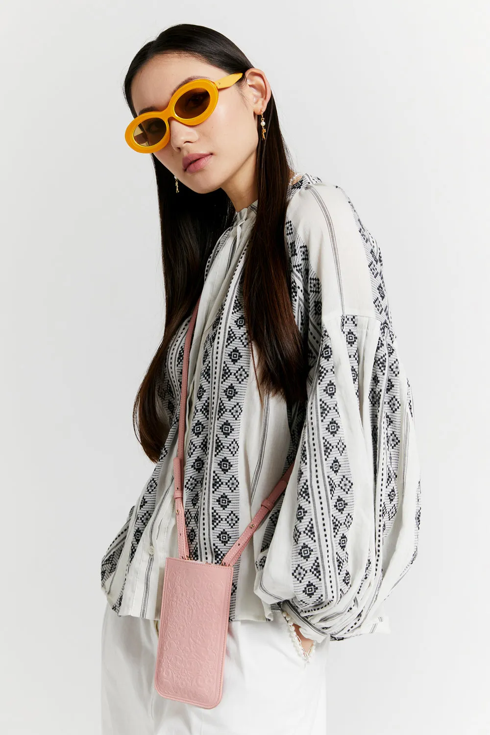 Filigree Phone Pouch Pink sold by Karen Walker product image thumbnail 2