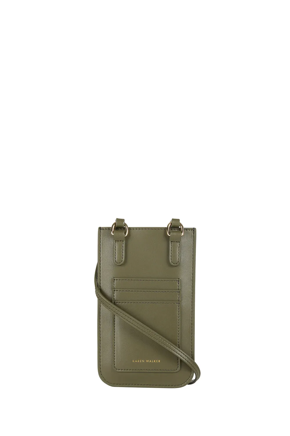 Filigree Phone Pouch Dark Olive sold by Karen Walker product image thumbnail 2