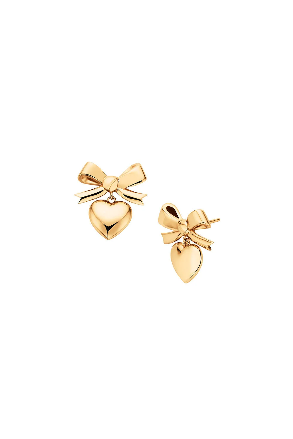 Superlove Bow Earrings Gold sold by Karen Walker product image thumbnail 2