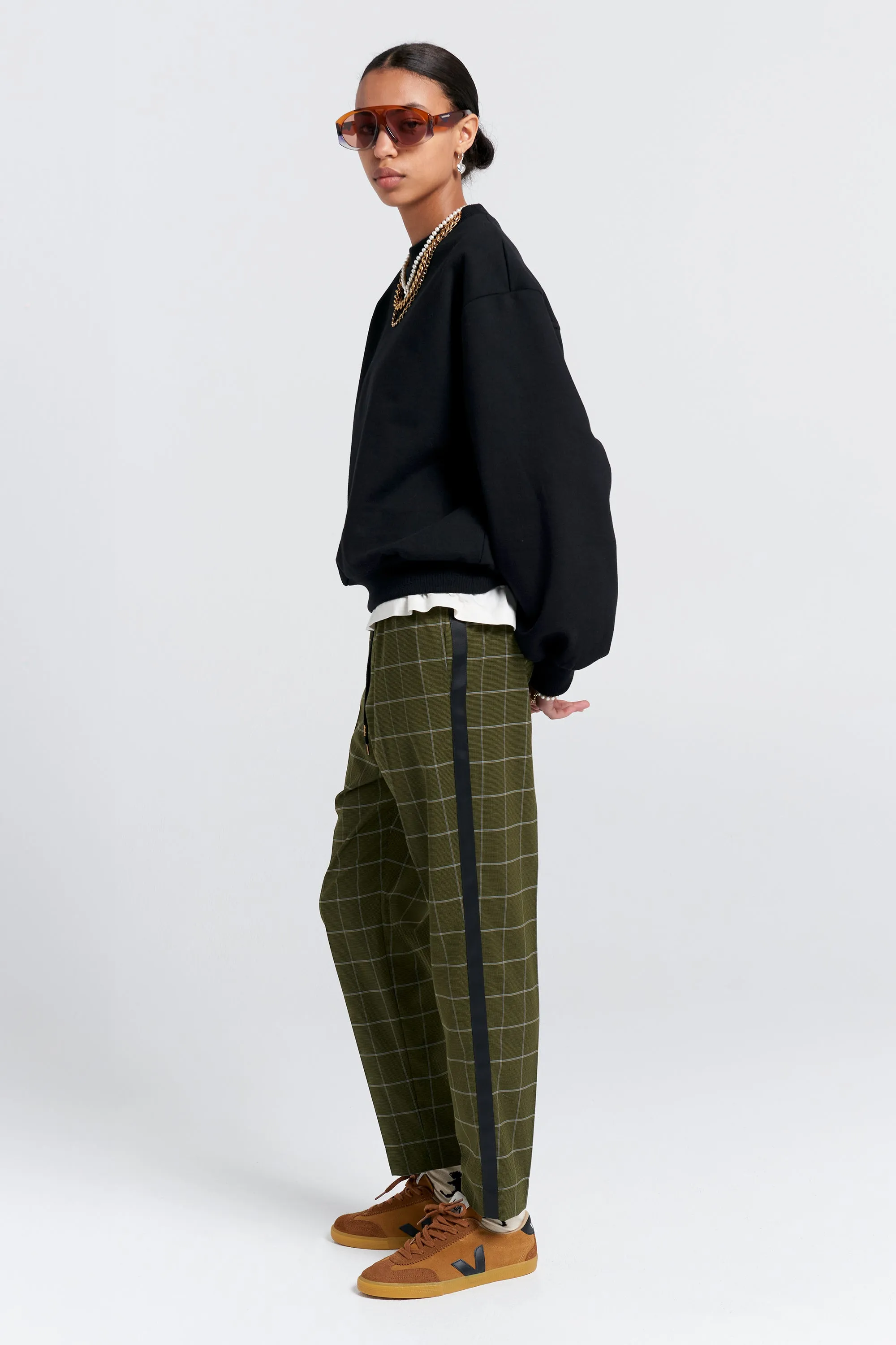 Promenade Trousers Khaki Green sold by Karen Walker product image thumbnail 2
