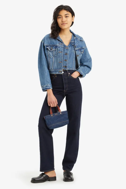 Ribcage Full-Length Jeans Small Course Blue sold by Karen Walker