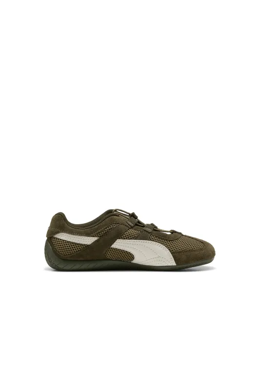 Speedcat Go Shoes Dark Olive/Warm White sold by Karen Walker