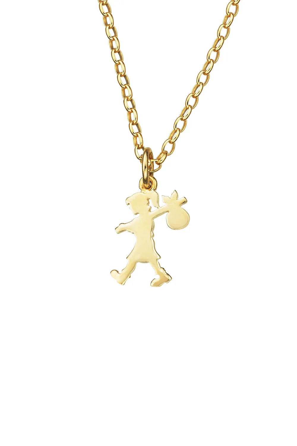 Runaway Girl Necklace Gold-Plated sold by Karen Walker