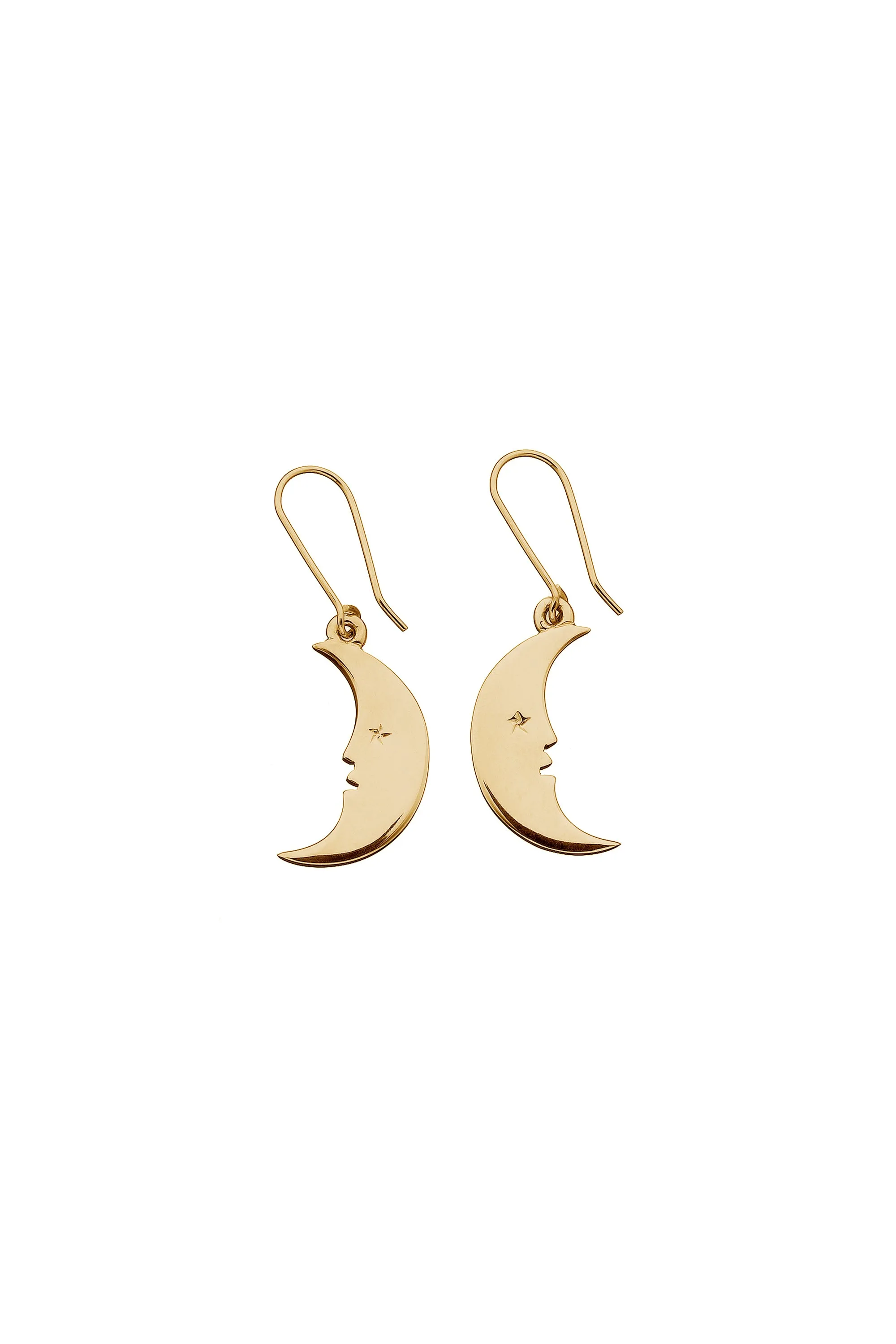 Moon Earrings Gold-Plated sold by Karen Walker