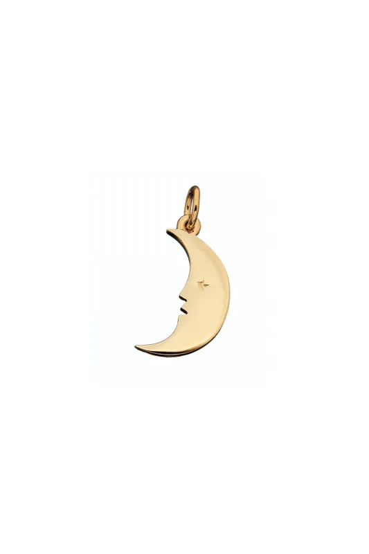 Moon Charm  Gold-Plated sold by Karen Walker