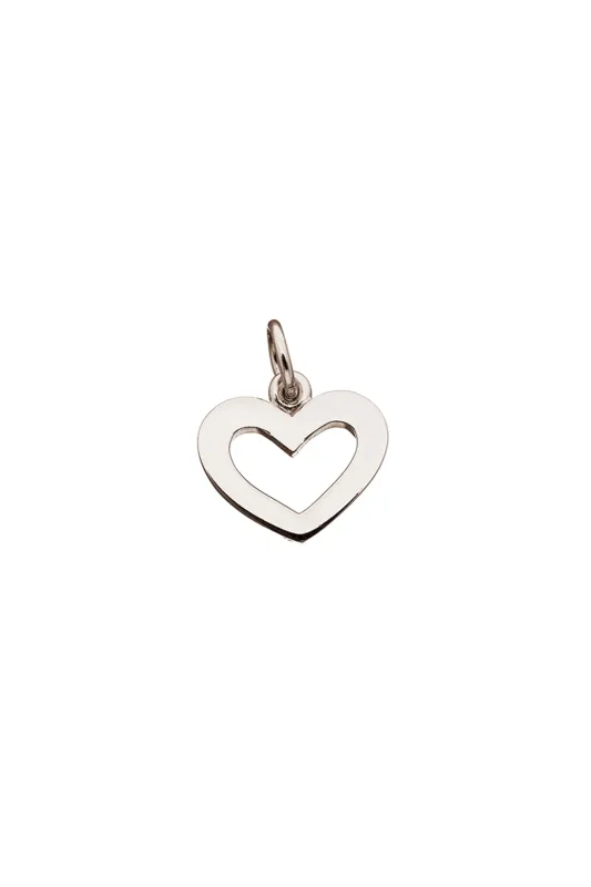 Heart Charm Silver sold by Karen Walker
