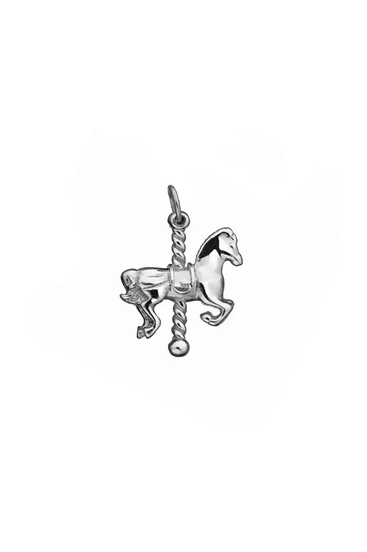 Carousel Horse Charm Silver sold by Karen Walker