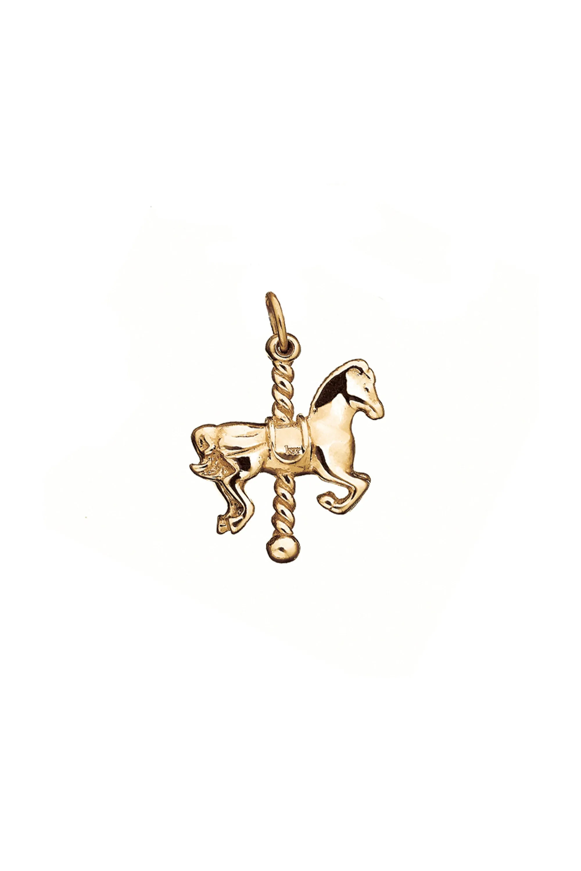 Carousel Horse Charm Gold sold by Karen Walker