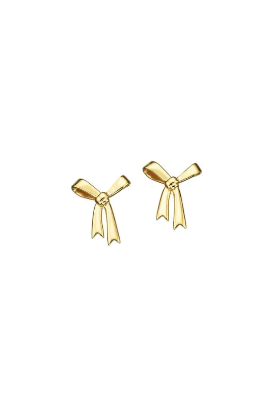 Bow Studs Gold-Plated sold by Karen Walker