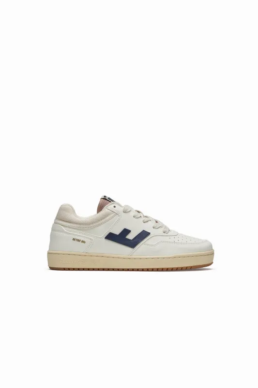 Retro 90s Sneaker Pearl/Navy/Caramel sold by Karen Walker