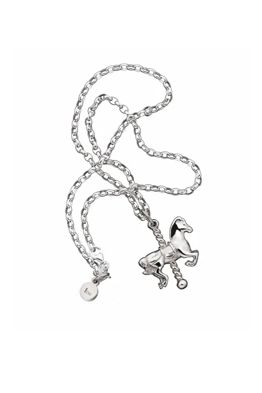 Carousel Horse Pendant Silver sold by Karen Walker