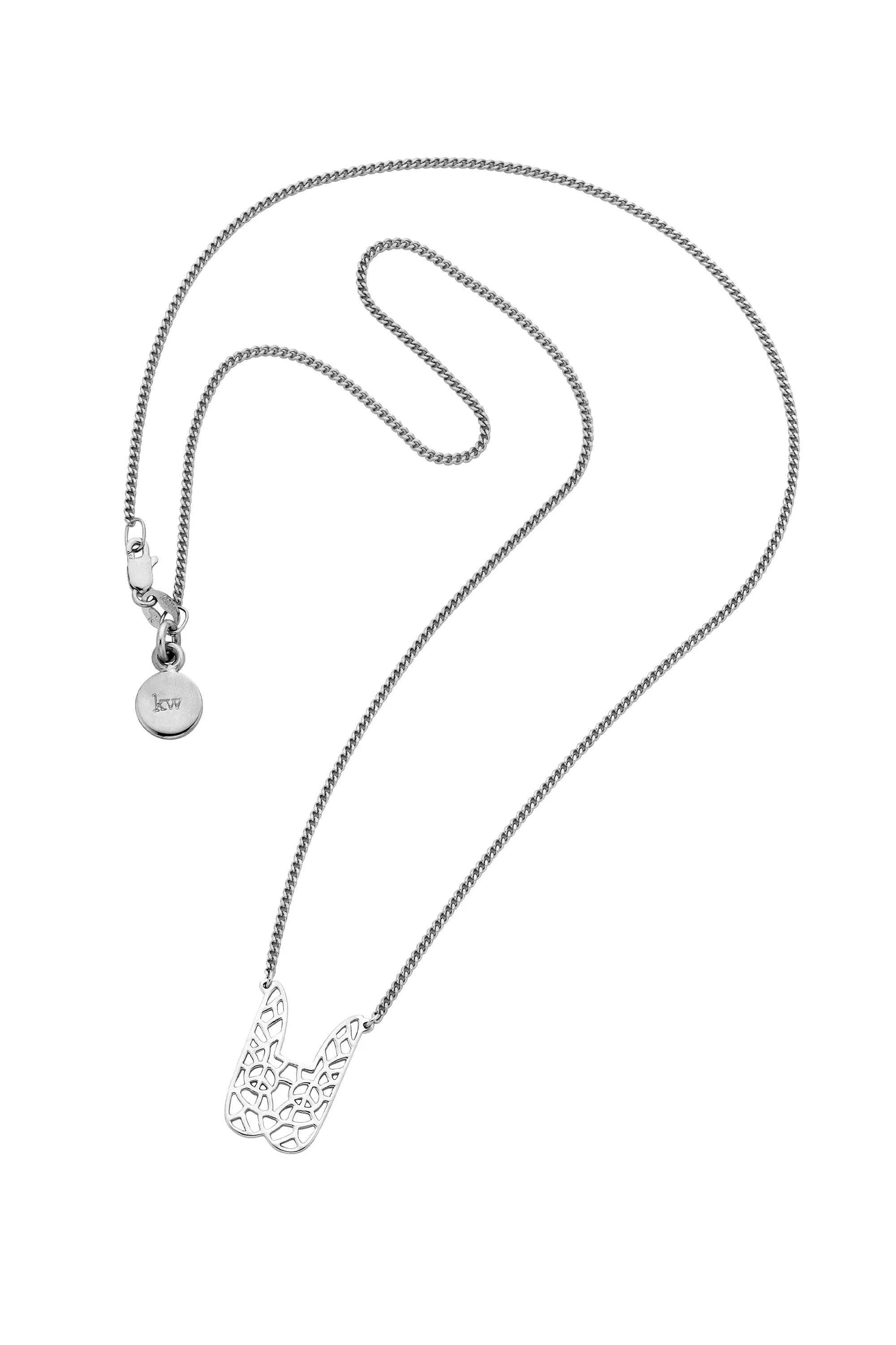 Filigree Bunny Necklace Silver sold by Karen Walker product image thumbnail 2