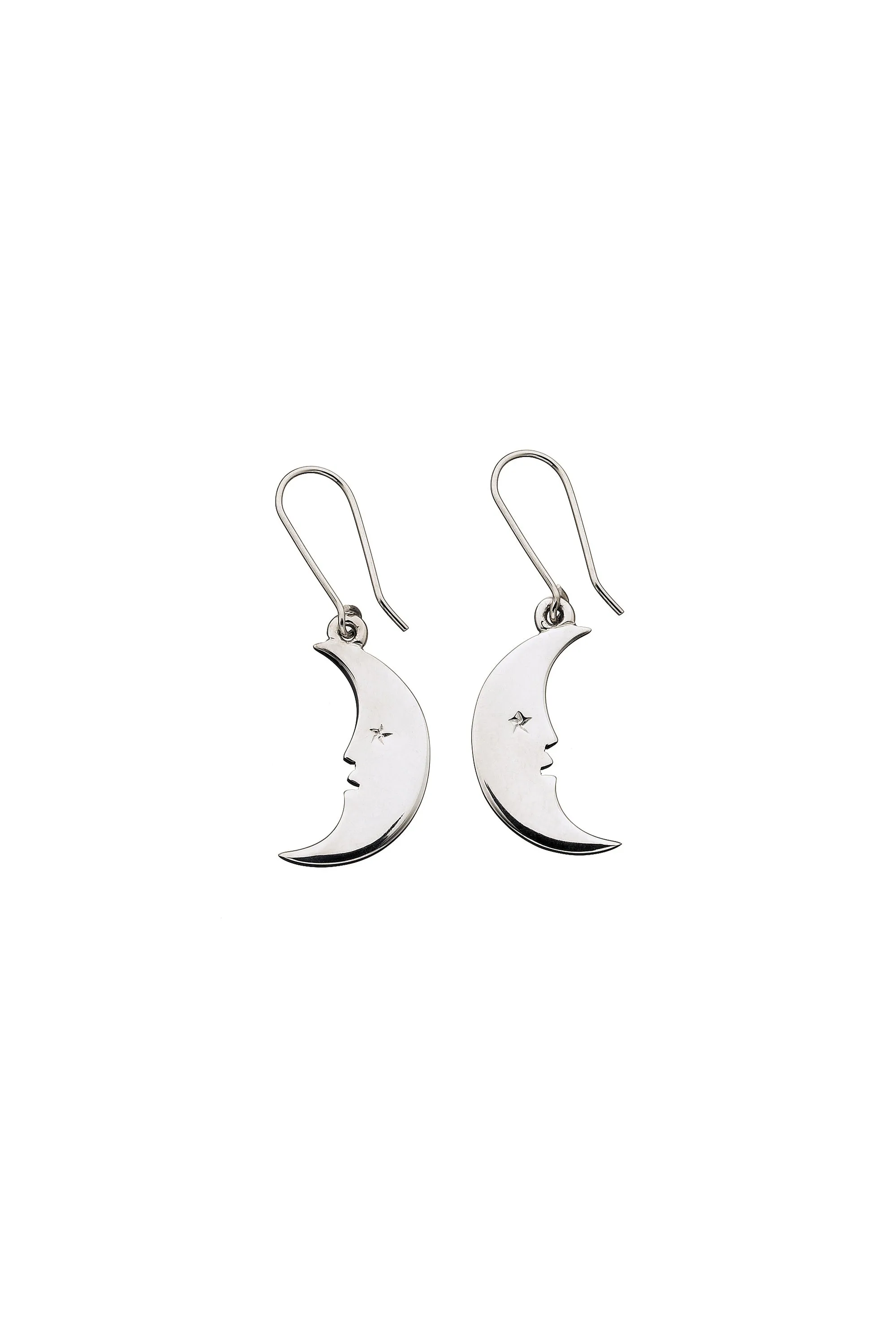 Moon Earrings Silver sold by Karen Walker