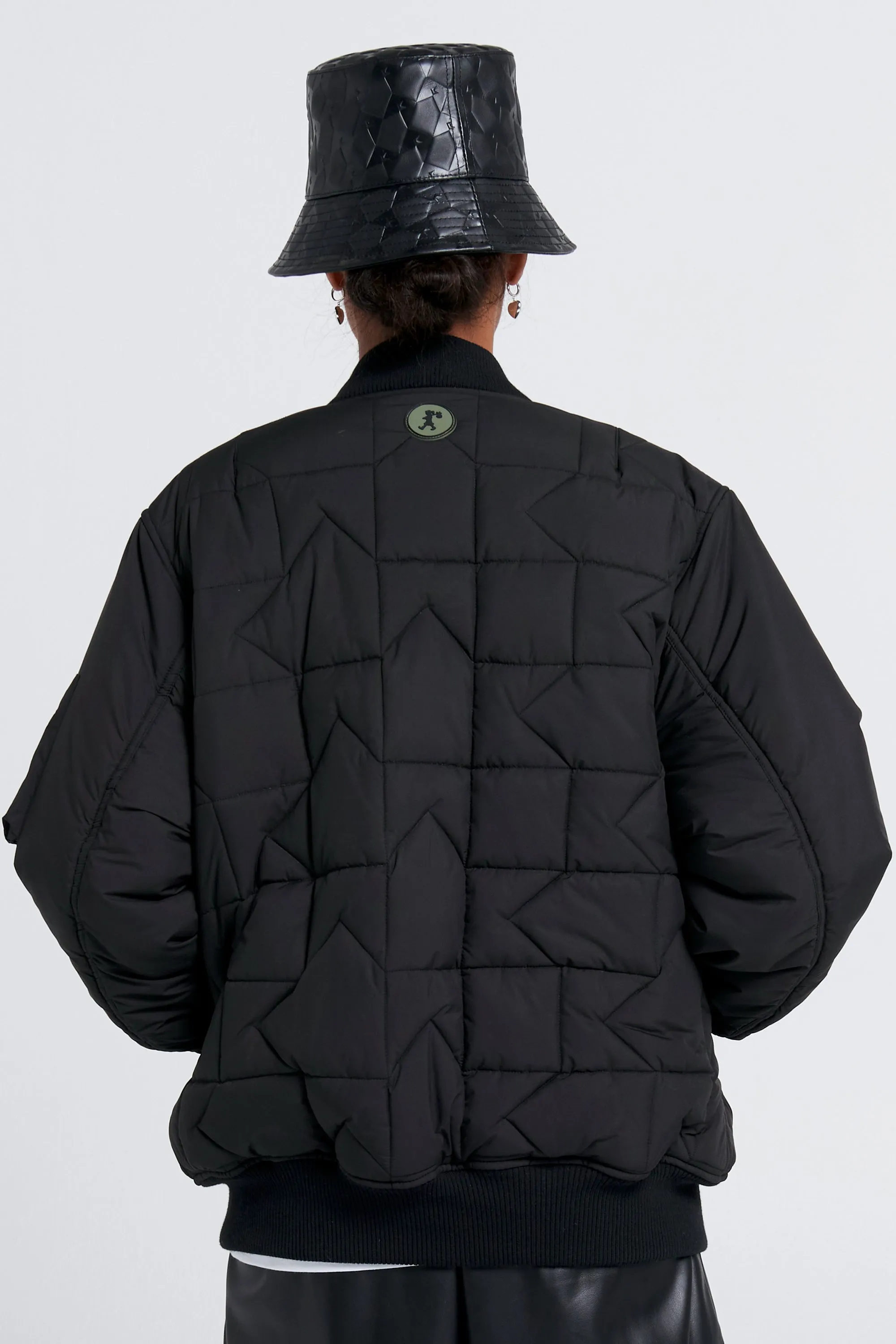 Quilted Bomber Jacket Black sold by Karen Walker product image thumbnail 4