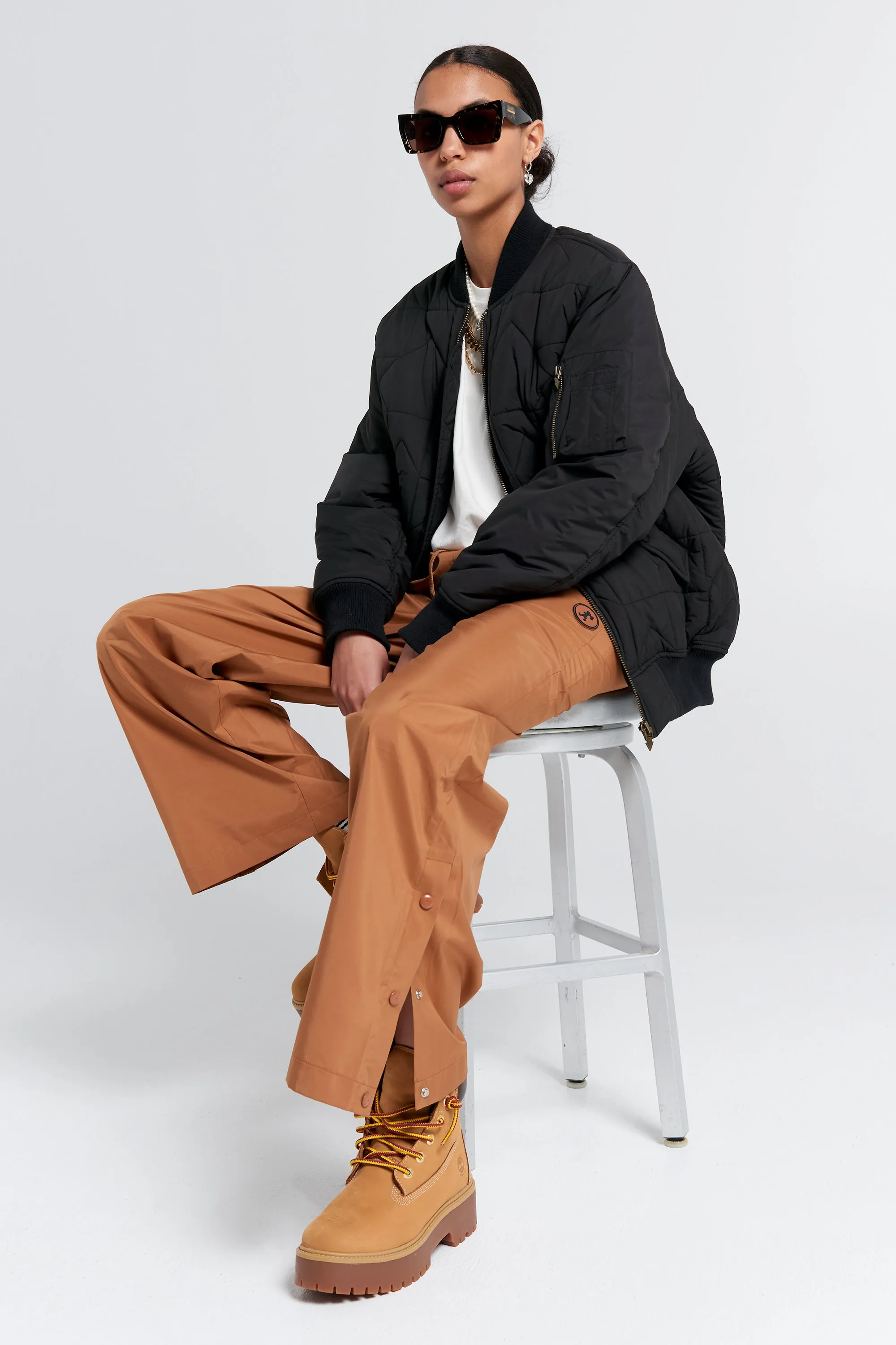 Leisure Track Pants Dark Tan sold by Karen Walker product image thumbnail 4