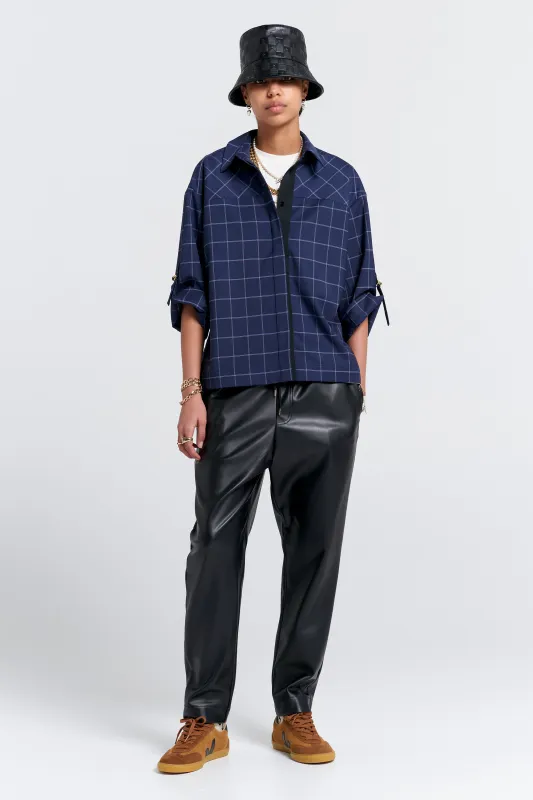 Nico Trousers Leatherette Black sold by Karen Walker