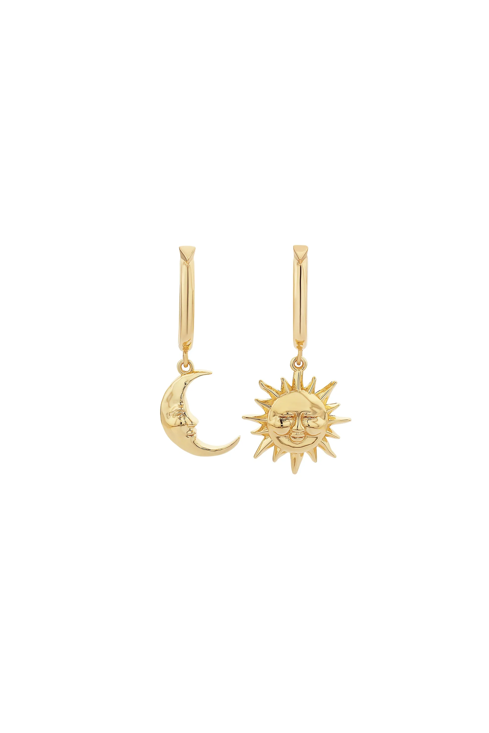 Sun & Moon Hoops Gold-Plated sold by Karen Walker product image thumbnail 2