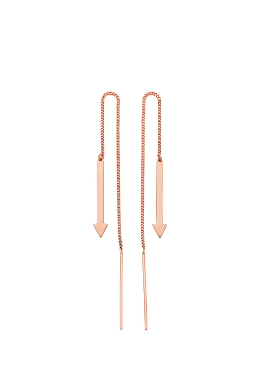 Metronome Earrings Rose Gold sold by Karen Walker