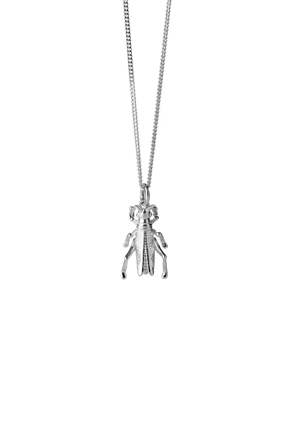 Grasshopper Necklace Silver sold by Karen Walker