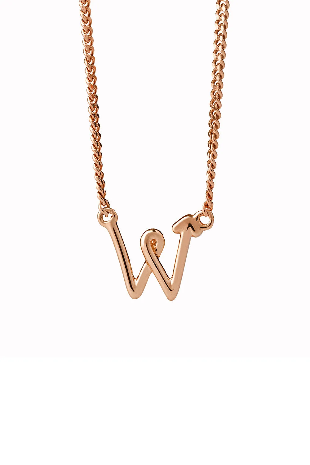 Single Initial Necklace Rose Gold sold by Karen Walker product image thumbnail 2
