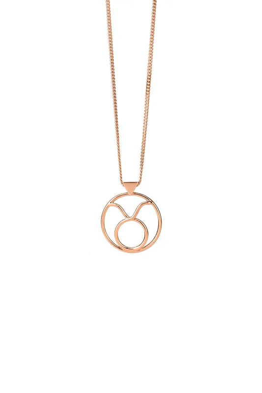 Taurus Necklace Rose Gold sold by Karen Walker