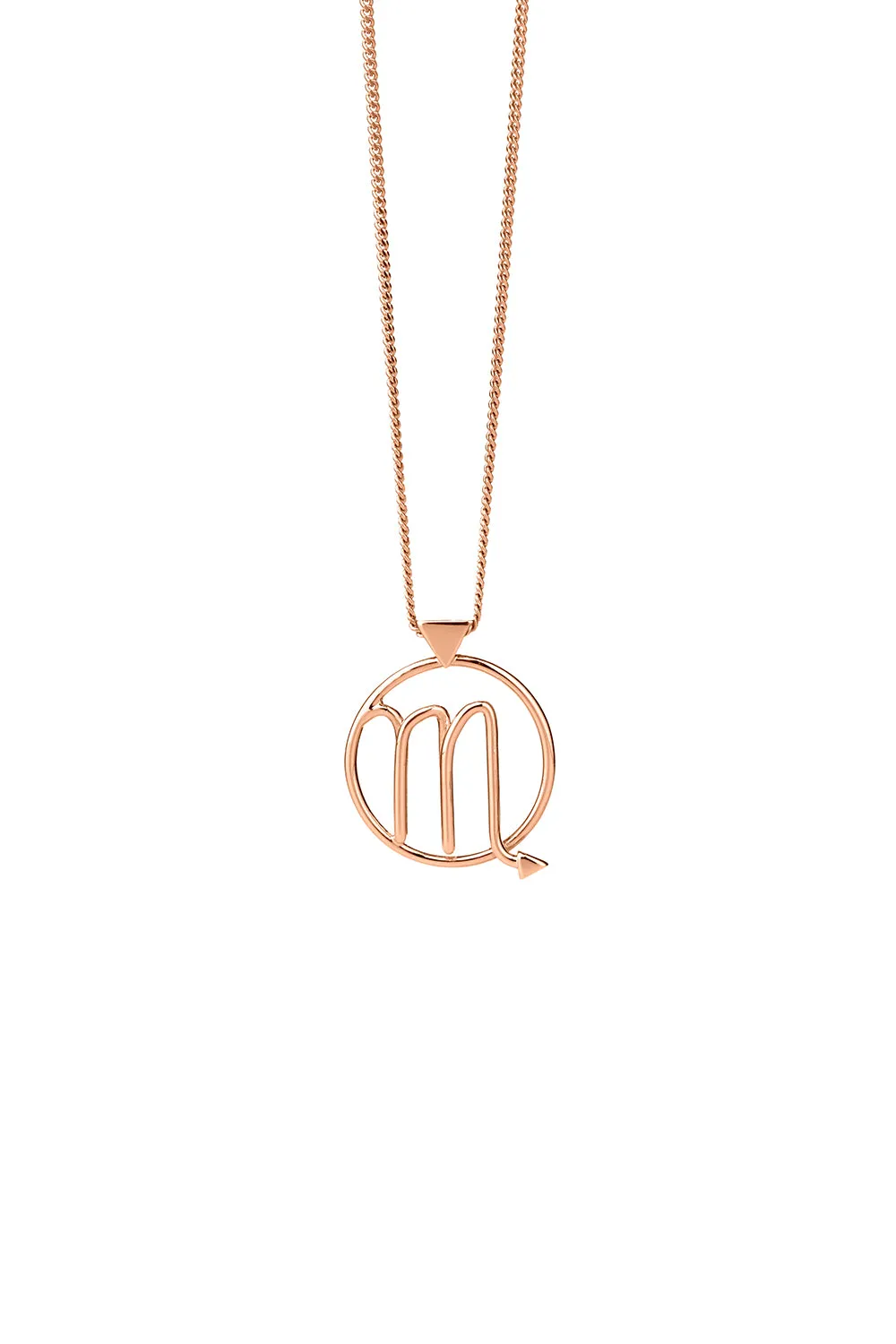 Scorpio Necklace Rose Gold sold by Karen Walker