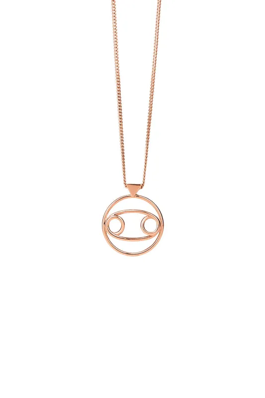 Cancer Necklace Rose Gold sold by Karen Walker